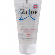 Just Glide Jordgubb: Smaksatt Glidmedel, 50 ml