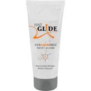 Just Glide: Performance, Vatten- och Silikonbaserat Glidmedel, 200 ml