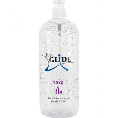 Just Glide: Toy, Vattenbaserat Glidmedel, 1000 ml