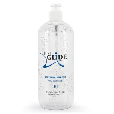 Just Glide Vattenbaserat Glidmedel, 1000 ml