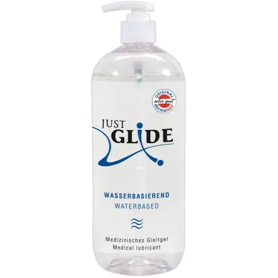 Just Glide: Vattenbaserat Glidmedel, 1000 ml