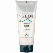 Just Glide Premium Silikonbaserat Analglidmedel 200 ml - Clear