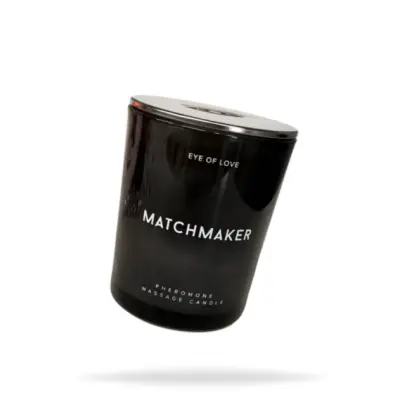 Matchmaker Pheromone Massage Candle Black