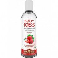 Nature Body: Body Kiss, Strawberry Massage Glide, 100 ml