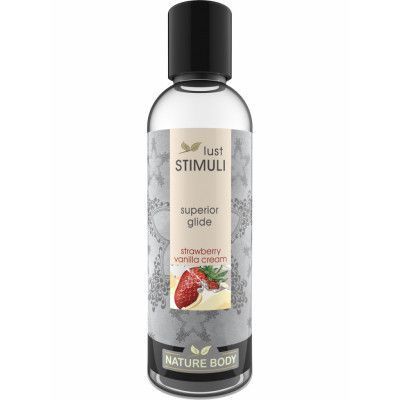Nature Body: Lust Stimuli, Superior Glide, Strawberry Vanilla, 100 ml