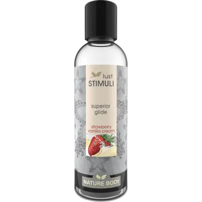 Nature Body: Lust Stimuli, Superior Glide, Strawberry Vanilla, 100 ml