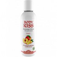 Nature Body White: Body Kiss Massage Glide, Peach, 100 ml