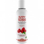 Nature Body White: Body Kiss Massage Glide, Raspberry, 100 ml