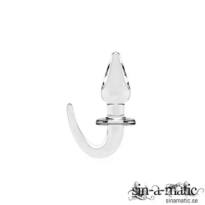 No.8 Buttplug - transparent, silikon