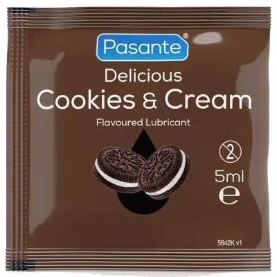 Pasante Flavoured Lube, Cookies& Cream 5 ml
