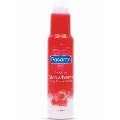 Pasante: Sensual Strawberry, Fruity Flavoured Lube, 75 ml