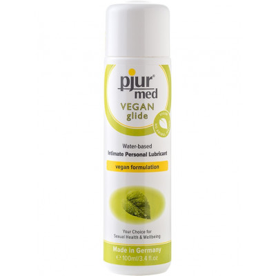 Pjur Med: Vegan Glide, Vattenbaserat Glidmedel, 100 ml