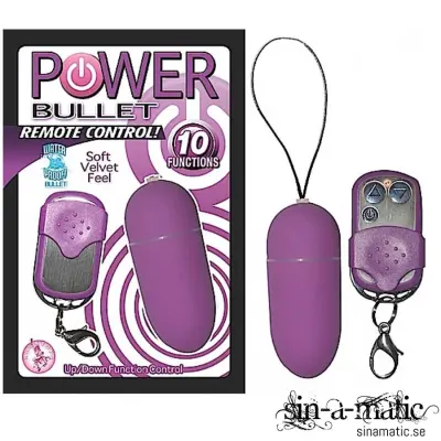 Power Bullet Remote Control 10 Functions