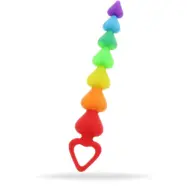 Rainbow Heart Beads
