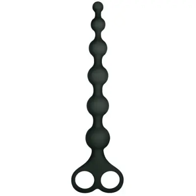 Ribbed Silicone Anal Beads 20 cm