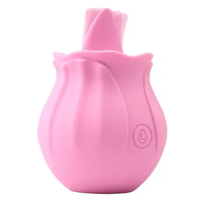 Rose Stimulator With Licking Tongue