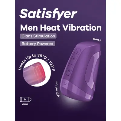 Satisfyer Men Heat Vibration Battery Powered