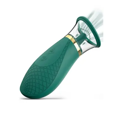 Scioness Suction& Clitoral Licking Stimulator Green