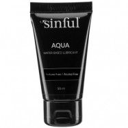 Sinful Aqua Vattenbaserat Glidmedel 50 ml - Clear