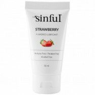 Sinful Glidmedel med Jordgubbssmak 50 ml - Clear