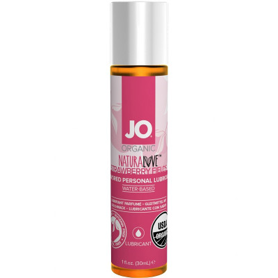 System JO: Organic Naturalove, Strawberry Lubricant, 30 ml