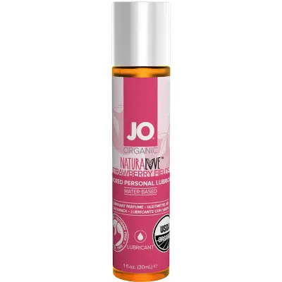 System JO: Organic Naturalove, Strawberry Lubricant, 30 ml