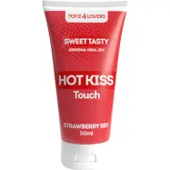 Toyz4Lovers: Hot Kiss Strawberry Touch, Waterbased Lubricant, 50 ml