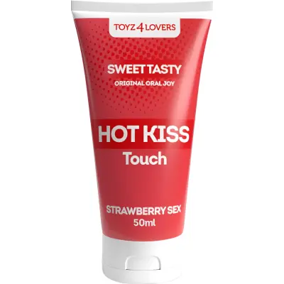 Toyz4Lovers: Hot Kiss Strawberry Touch, Waterbased Lubricant, 50 ml