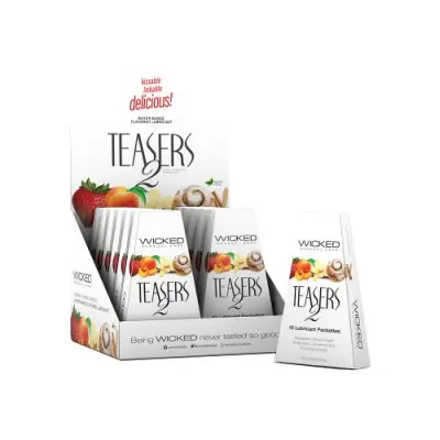 Wicked Teasers Smaksatt glidmedel 10x3 ml