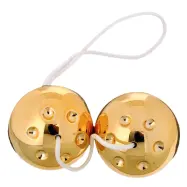 GOLD METAL BALLS - KNIPKULOR
