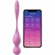 Satisfyer Connect: Love Birds 1, Vibrating Kegel Balls, rosa