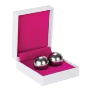 Shots Toys: Ben Wa Balls, Heavy Weight, silver