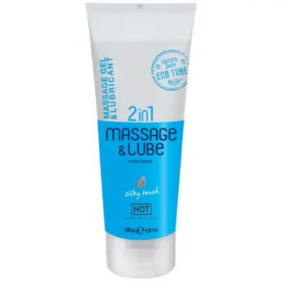 2in1 Massage och Glid Naturell