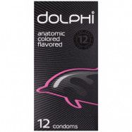 Dolphi Anatomic Colored Flavored 12-pack