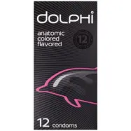 Dolphi Anatomic Colored Flavored 12-pack