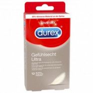 Durex Feel Ultra Thin Tunna Kondomer 10 st - Klar