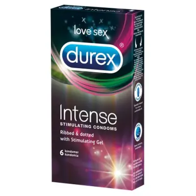 Durex Intense Kondom, 6-pack