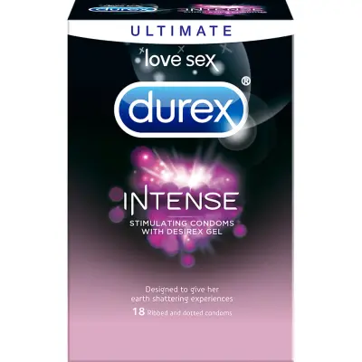 Durex: Intense Stimulating Condoms, 18-pack