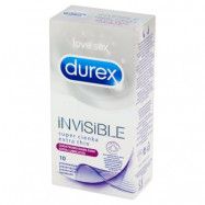 Durex Invisible Tunna Kondomer 10-pack