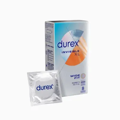 Durex Invisible XL Kondomer 8 st