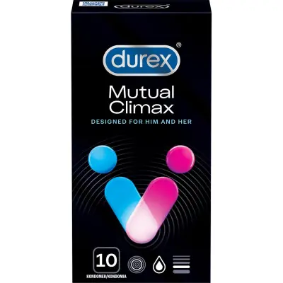 Durex Mutual Climax: Kondomer, 10-pack
