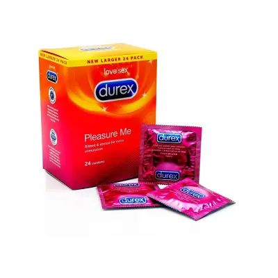Durex Pleasure Me: Kondomer, 24-pack