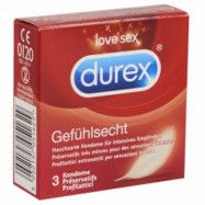 Durex Sensitive Kondomer 3 st - Klar