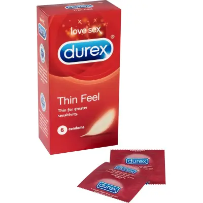 Durex Thin Feel: Kondomer, 6-pack