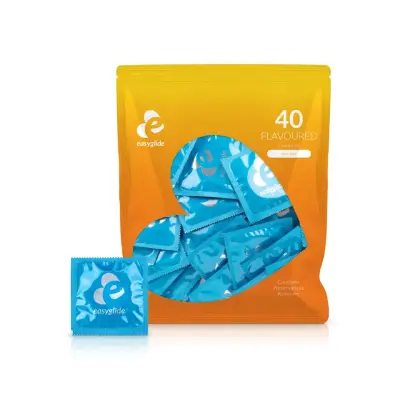 EasyGlide Flavored Condoms 40-pack