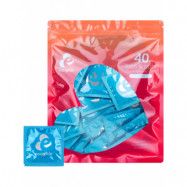 EasyGlide: Ribs and Dots Condoms, 40-pack