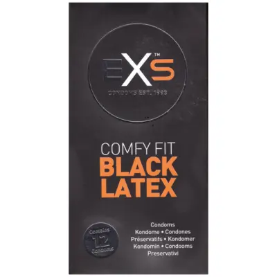EXS Black Latex 12-pack - Förpackning