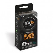 EXS Black Latex Comfy Fit 12-pack