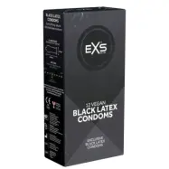 EXS Black Latex Comfy Fit 12-pack