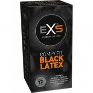 EXS Black Latex: Kondomer, 12-pack